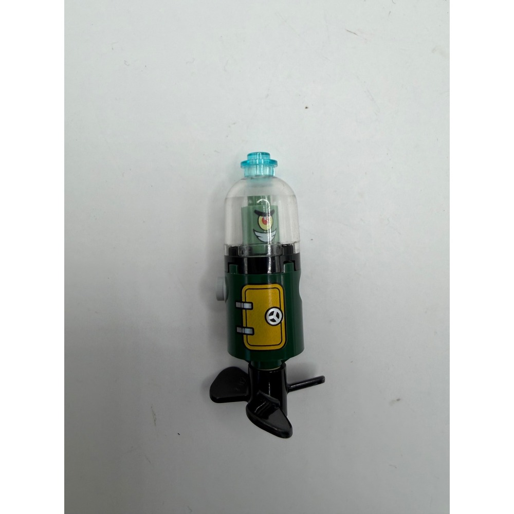 LEGO SpongeBob SquarePants Plankton Minifigure with Green Submarine 3827 3833‎